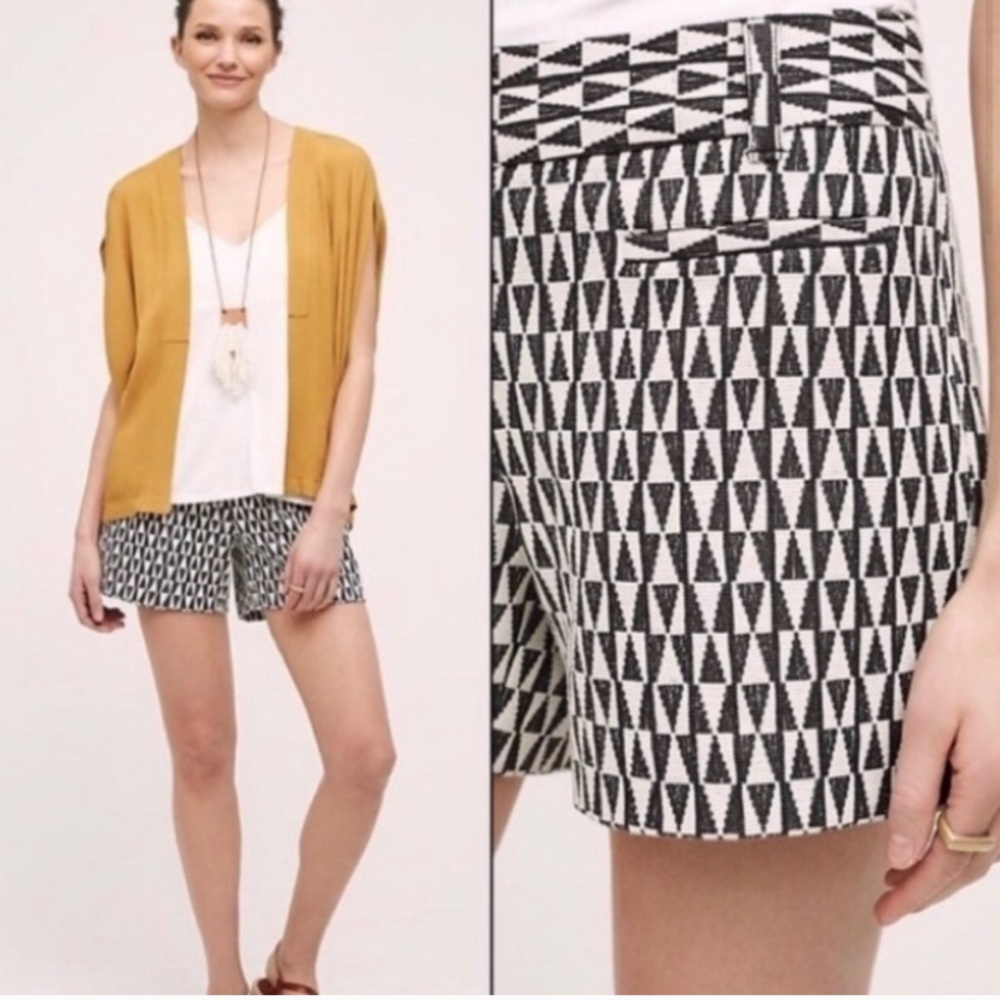Anthropologie Cartonnier Geometric Texture Short 4
